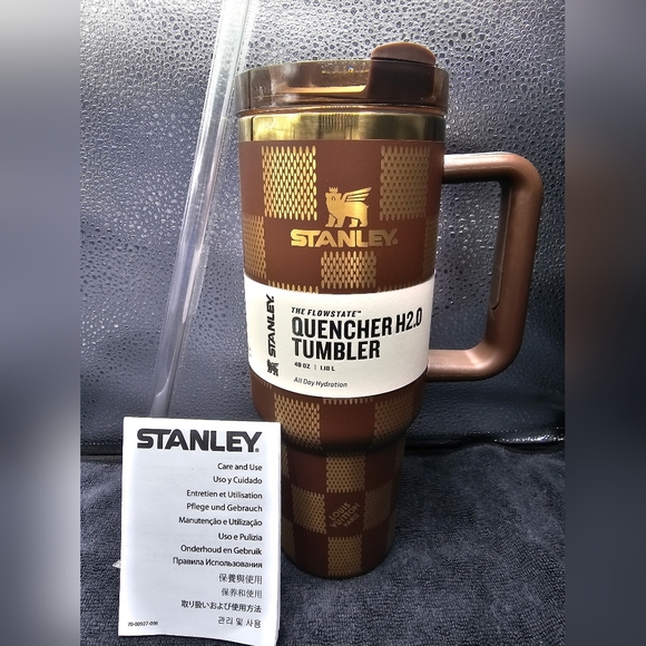 Stanley Brown Checkered Tumbler - Picture 1 of 2